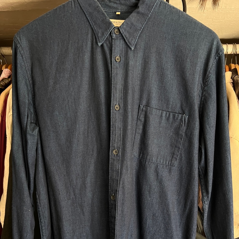 Levi’s Made & Crafted Indigo Dyed Shirt